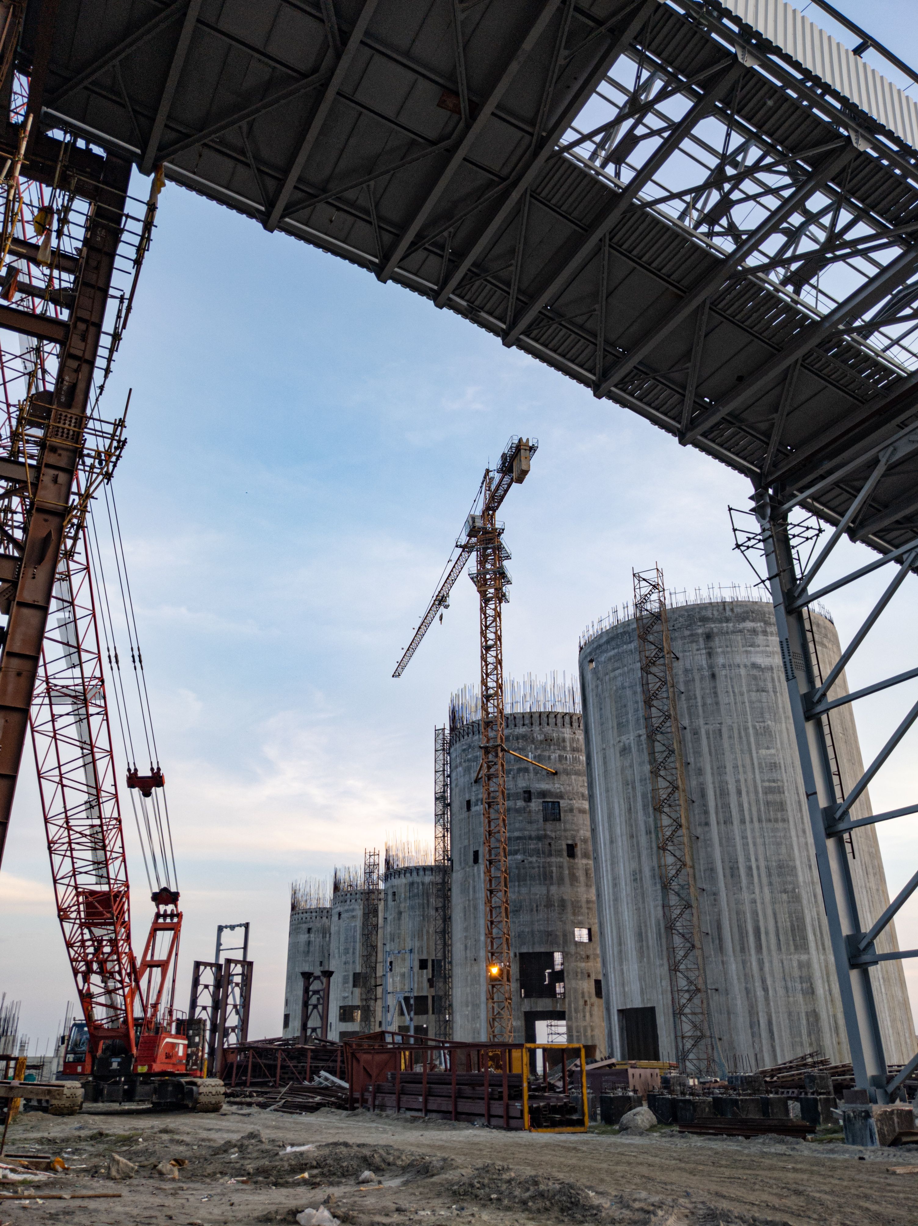 Industrial construction project in India