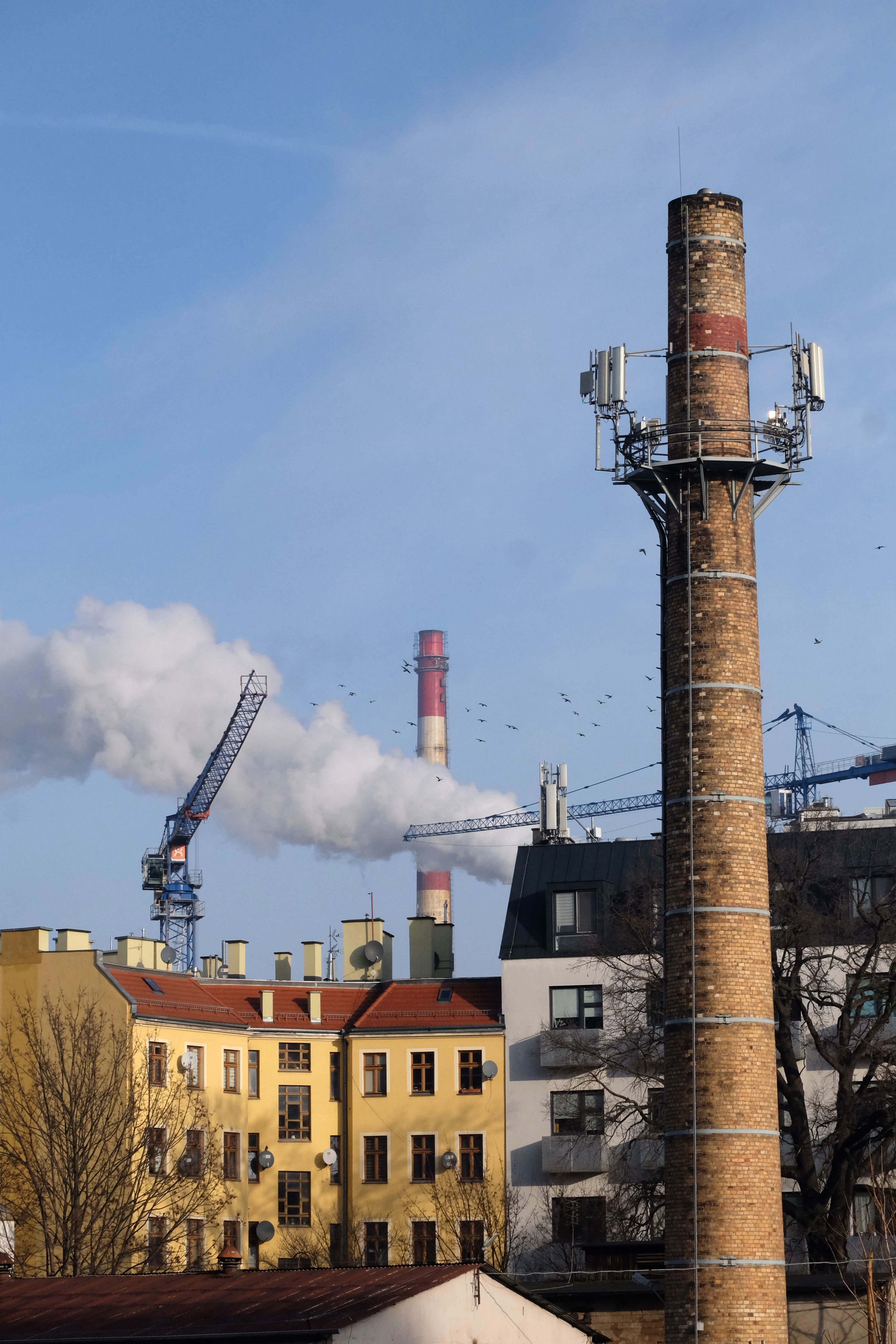 RCC chimney construction project